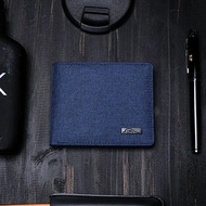 [Lms] Ori JFR Men's Wallet Canvas Leather Short Wallet JP07