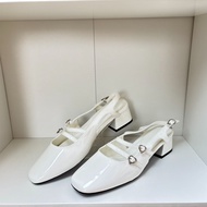 Minx รุ่น Lilia รองเท้าส้นสูง หัวตัด ตะขอหัวใจ