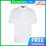 Phantom Mens Cupra Collar Short-Sleeve T-Shirt 211E2To802 Wh