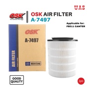 OSK Air Filter A-7497 (1pc) Applicable For FB511 CANTER