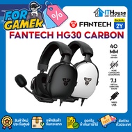 🔴FANTECH HG30 CARBON🔴GAMING HEADSET ระบบเสียง 7.1 Surround มีไมค์ในตัว ตัดเสียงรบกวนเชื่อมต่อด้วย US