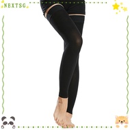 NEXTSG Compression Stockings, 23-32mmHg Toeless Thigh High Socks, Sport Socks Footless Varicose Vein