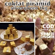 coklat silverqueen piramid 1kg full mede