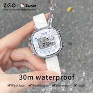 ZGO x Sanrio Cinnamoroll Children's Watch Girl Student Square Watch Waterproof Electronic Watch 830