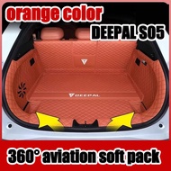 ZLWR DEEPAL S05 พรมรองท้ายรถแบบล้อมรอบ กันรอยขีดข่วนและทนต่อการสึกหรอ พรมรองท้ายรถภายในดัดแปลง