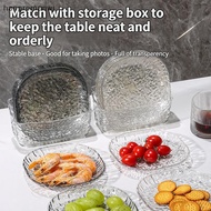 hanpromanwj Sna Bowls 8PCS Set Fruit Plates Versatile Bone Spitting Dish for Candy Dessert Appetizer