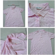 AT15 Genuine ARNOLD PALMER Women's Polo Shirt in Pink - Turn-down Collar Short Sleeve T-shirt Select