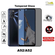 ANTI GORES KACA UNTUK OPPO A92 / A52 CERAMIC MATTE TEMPERED GLASS PRIVASI SPY PELINDUNG LAYAR