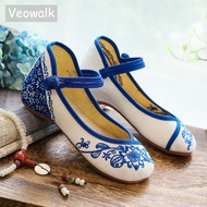 hot【DT】 Flowers Embroidered Women's Canvas Ballet Flats Chinese Ladies Ankle Cotton Shoes