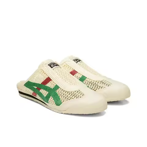 Onitsuka Tiger MEXICO 66 SABOT Casual Slip-On Sandals: Comfortable and Durable Everyday Shoes Beige 