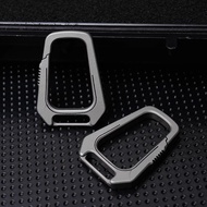 CNEDC Titanium Alloy Mountaineering Buckle Connector Minimalism Home Keychain Portable Outdoor EDC T