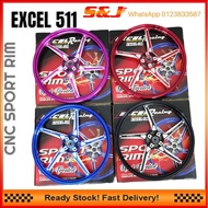 2025 EXCEL 511 FG511 CNC LAY SPORT RIM SET LC135 Y15ZR RS150 Y125Z LC135 5S  WAVE100 EX5DREAM WAVE12