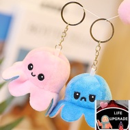 TLHomeFashionToything Reversible Octopus Angry Octopus Flip Octopus Doll Reversible Bipolar Plushie 