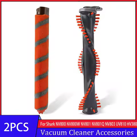 Roller Brush and Soft Hair Roller Brush For Shark NV680 NV800 NV800W NV801 NV801Q NV803 UV810 HV380 