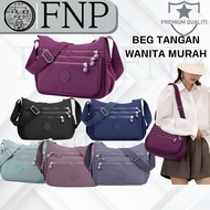 🌹READY STOCK🌹FN01 Clessic Nylon sling bag women beg tangan wanita murah beg sandang perempuan murah 