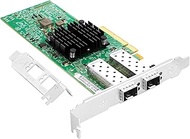Vogzone 25Gb PCI-E NIC Network Card for Broadcom BCM57414,1GbE/10GbE/25GbE Dual SFP28 Ports, with Br