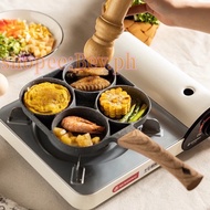 non stick pan eggs burger ham restaurant omelet pan mold 4 hole