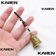 KAREN1 1PC Six-word Mantra Bell Keychains Handmade Woven Accessories Fashion Creative Lanyard Keyrin