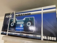 Max mini dvd hi fi system MA-388V喇叭播放器