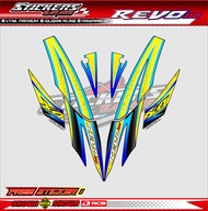 STRIPING VARIASI HONDA REVO 110 DX - ORI STYLE / STICKER LIST VARIASI MOTOR REVO 110 DX