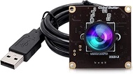 ELP High Speed Wide Angle Global Shutter USB Camera Module for Computer 1080P Mini UVC USB2.0 Webcam