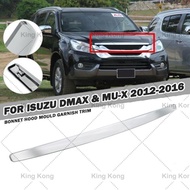 Auto Front Bumper Grille Chrome hood Moulding for isuzu DMAX 2011 2012 2013 2014 2015 2016 MUX 2012 