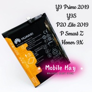 Huawei Y9 Prime 2019 /Y9S / P20 Lite 2019 / P Smart Z / Honor 9X Bateri HB446486ECW Battery Replacem