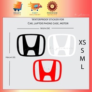 Honda logo sticker city civic motor stiker reflective waterproof cahaya Motor Laptop Helmet Vinyl Decal