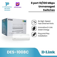 DLink DES 1008C Switch Hub 8Port 10/100 Mbps