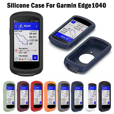 For Garmin Edge 1040 GPS Bicycle Computer Silicone Protective Cover Case Dust Bumper Cover Anti-coll
