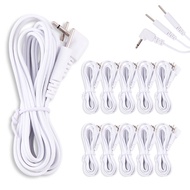 2 IN 1 Electrode Tens Pin Type Cable Conductive Line Wire Head 20mm for Electrode Pad Digital Tens M