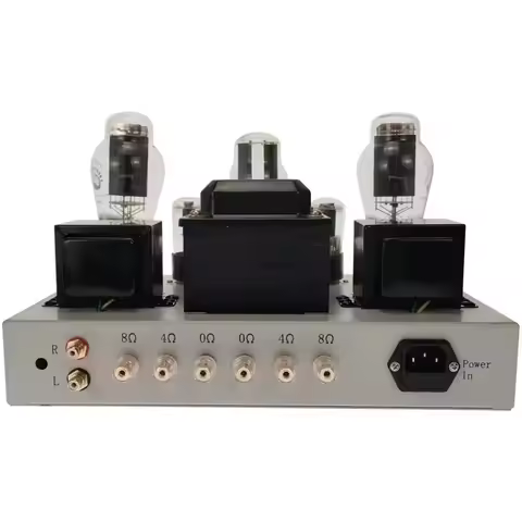 AIYIMA SMSL 6SN7 Push 2A3 Vacuum Tube Amplifier 5W+5W Stereo Class A Power Amplifier point to point