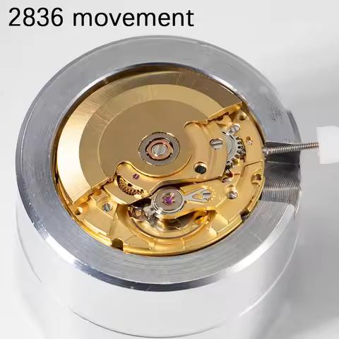 4 Hand Automatic Mechanical Movement 25 Jewels 2836 Watch Movement Date At 3 O'clock For ETA 2836-2