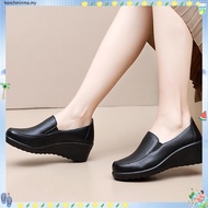 Hawkwell Women Slip On Nurse Shoes Work Shoes White/Black-Elora/6920
