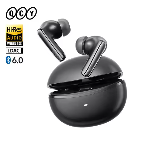 QCY HT18 MeloBuds N70 Wireless Earphones Bluetooth 6.0 Hi-Res with LDAC Audio Earbuds Hybrid ANC Dua