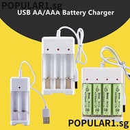 POPULAR AA / AAA Battery Charger Independent Adapter Rechargeable USB Output