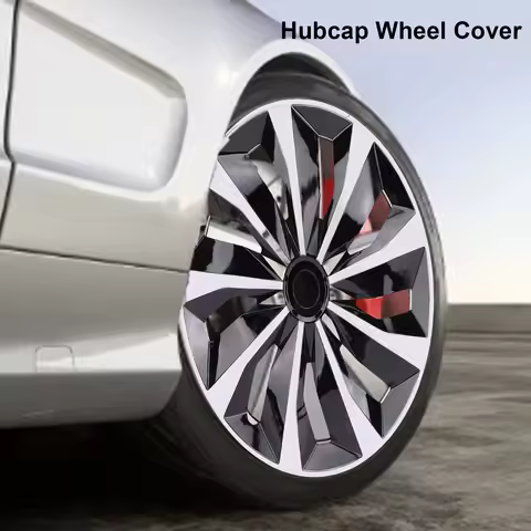4PCS Car Hubcap Wheel Cover 14 Inch Wheel Rim Cover Snap On R14 Hubcaps Set Universal for Renault Cl