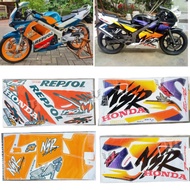 HONDA NSR150 NSR RR STRIPE BODY STICKER COVER SET STICKER MOTOR REPSOL STICKER