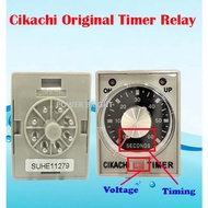 CIKACHI RELAY TIMER AH3-N1 8PIN ROUND  240VAC [10,30,60SEC][10,30,60MIN]