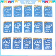 [kzn] 5pcs 4th Generation I3 I5 I7 Stier Label Notebook Decoration [vn]