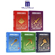 5ชิ้นคู่มือเกม Minecraft โลกของฉันอย่างเป็นทางการปกแข็งรุ่นขั้นสูงใหม่โดยหนังสือภาษาอังกฤษต้นฉบับ Mo