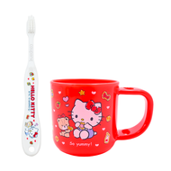 Skater 牙刷杯組 含牙刷 凱蒂貓 Hello Kitty  1組