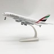 Airplane 20CM alloy aircraft Emirates Airbus A380 Resin airplane model gift for friends