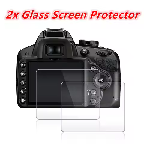 2x Glass LCD Screen Protector For Canon EOS R6II R6III 6D 7D 5D II III IV R7 R5 R6 R3 RP M50 4000D 3