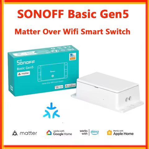 SONOFF Basic Gen5 Matter Wifi Smart Switch Smart Home Remote Control Timer DIY Interruptor Smart Swi