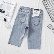 levis jeans levis jeans for women Five-point Pants Women's Loose 2021 Summer New High Waist Straight Wide Leg Slimming Women's Outer Wearing Meat Covering Denim Shorts