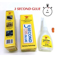 RILL 3 SECOND OK SUPER GLUE/ 3 SECOND GLUE