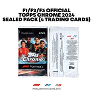 Formula 1 Topps Chrome 2024 Sealed Official Trading Cards | F1 F2 F3 Helmet Collection Legends