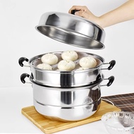 Lucky9 3 layer steamer stainless food steamer stainless steamer 3 layer steamer 26cm steamers steame