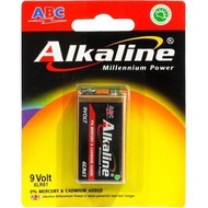 BATERAI KOTAK 9V ABC ALKALINE HI-WATT / 9 V / 9VOLT / 9 VOLT BATERY